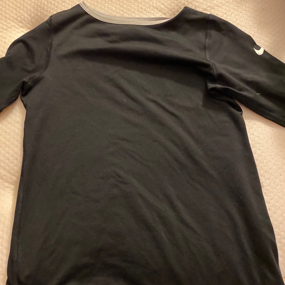 Black Long Sleeve Dry Fit Shirt